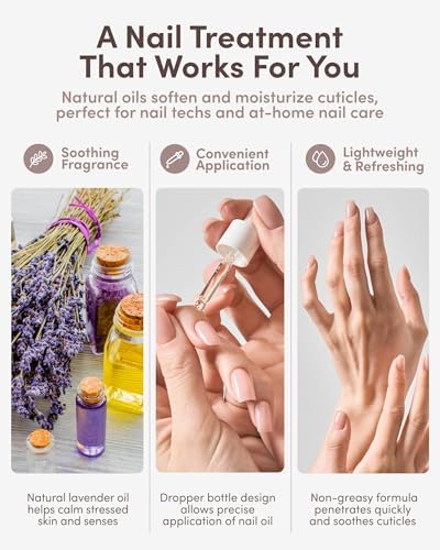 ella+mila Cuticle Oil for Nails - Lavender & Chamomile, Vegan, 2.3 fl oz - Image 4