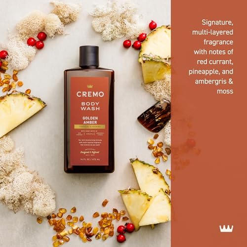 Cremo Body Wash for Men, Rich-Lathering Golden Amber, 16 Fl Oz (Pack of 12) - Image 2