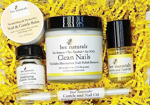 Bee Naturals Natural Nail Care Kit - Natural & Non-Toxic Nail and Cuticle Care Set with Vitamin E - Softens & Protects - Ideal Gift for Repairing Cuticles and Nails - Image 2