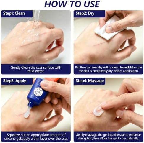 2Pcs Scar Cream,Advanced Silicone Scar Gel for Old & New Scars,100g(3.6OZ) - Image 4