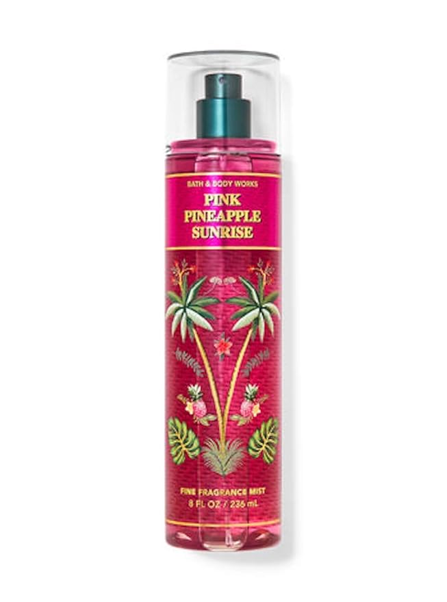 Bath and Body Works Fine Body Fragrance Mist 8 Fluid Ounce (Pink Pineapple Sunrise)