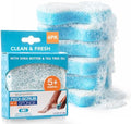 Spongables Pedi Scrub Foot Exfoliating 5+ Wash Travel Sponge, Clean & Fresh, 6 Count by Spongeables