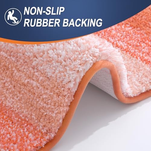 OLANLY Bathroom Runner Rug 70x24, Extra Soft Absorbent Microfiber Bath Rugs - Image 5