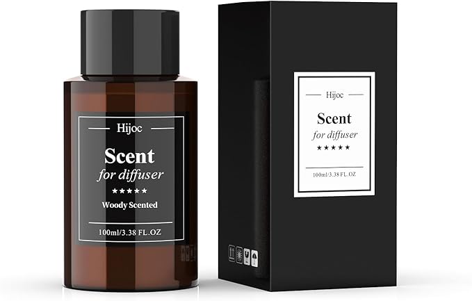 Woody Scent for Waterless Diffuser Long Lasting Fragrance Oils Luxury Essential Oil for Hotel Home Decor,100ml(3.4fl oz)