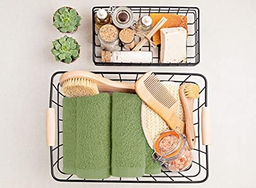 Utopia Towels 60 Pack Washcloths, 12x12 in, 100% Cotton, Sage Green - Image 6