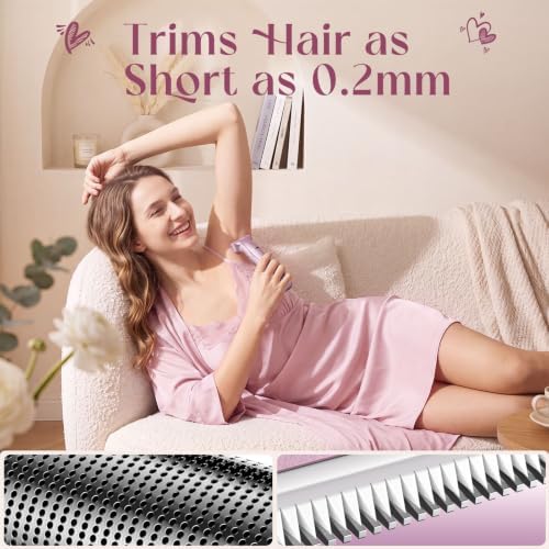 Risina 5-in-1 Bikini Trimmer for Women, Self Care Gifts, Full Body Shaver - Image 4