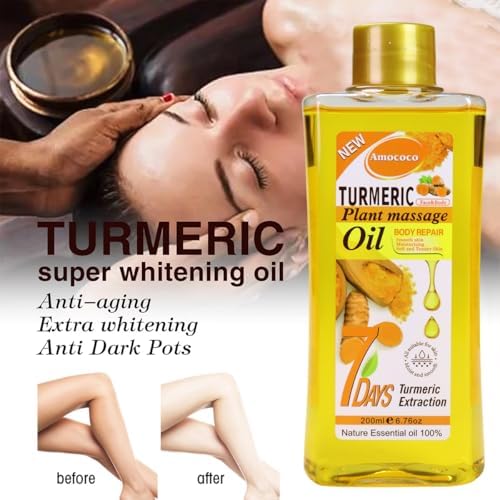 Foot Mask & Turmeric Oil, Deep Hydration Foot for Dry Cracked Skin, Nourishing Body Care with Vitamin E, SPA at Home - Image 7