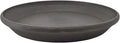 PSW Pot Collection AP25DC 10-inch Plastic/Stone/Wood Composite Plant Saucer Drip Tray – No Drainage Hole (Drillable), Indoor/Outer Water Tray, Dark Charcoal