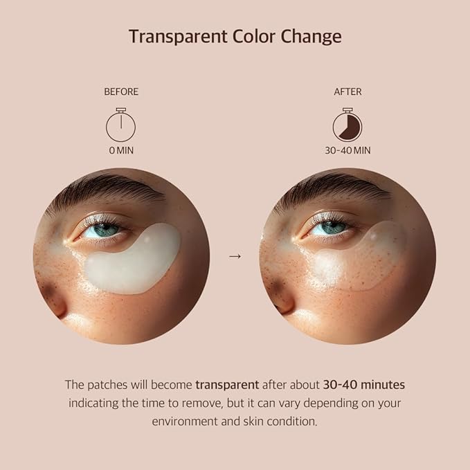 BRIGHT & GLOW REFRESHING HYDROGEL EYE PATCH (1 pair)