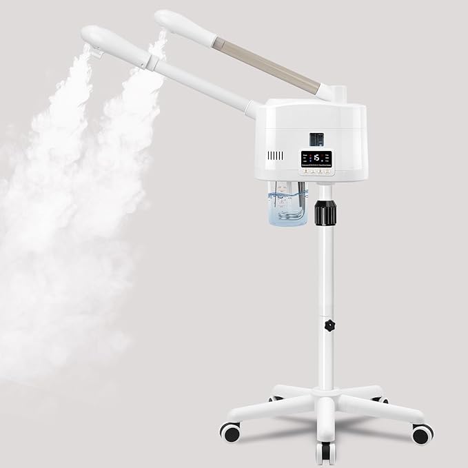 Salon Señor 2 in 1 Hot and Cold Facial Steamer,Professional Face Steamer on Wheels for Beauty Salon, Spa or Home Use