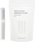SecondShower Clinically Proven Filter for Skin Health, Removes 99% of Chlorine & Chloramine, NSF Certified Filtration for Hard Water, Eco Friendly Natural Vitamin C Shower Filter (3 Pack)