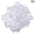 200 Pcs Disposable Plastic Shower Caps - Clear Shower Caps - Large Elastic Thick Bath Cap For Women Spa, Home Use, Hotel, Hair Salon and More