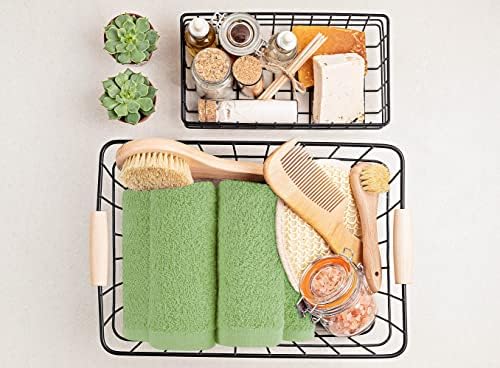 Utopia Towels 24 Pack Washcloths, 12x12 in, 100% Cotton, Sage Green - Image 6