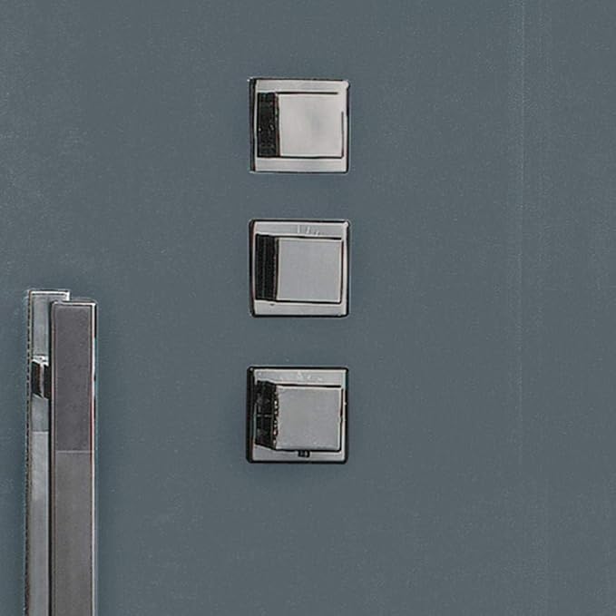 Ariel Platinum DZ972-1F8-W Steam Shower in White 59" x 32" x 87.4"