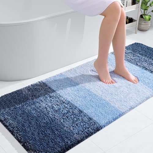 OLANLY Bathroom Runner Rug 54x24, Extra Soft Absorbent Microfiber Bath Rugs by OLANLY
