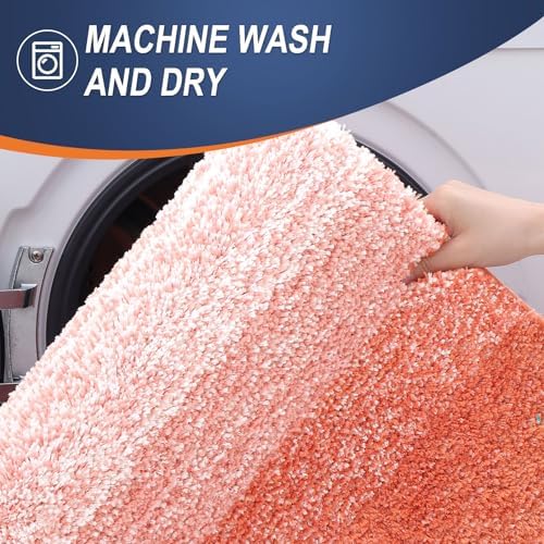 OLANLY Bathroom Runner Rug 47x20, Extra Soft Absorbent Microfiber Bath Rugs - Image 6