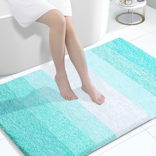 OLANLY Large Bathroom Rugs 44x32, Extra Soft Absorbent Microfiber Bath Rugs by OLANLY