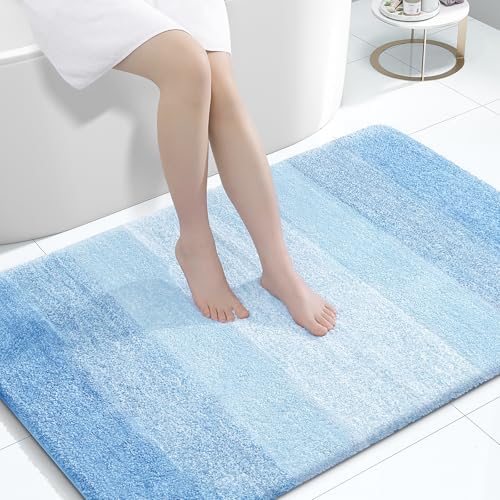 OLANLY Large Bathroom Rugs 44x32, Extra Soft Absorbent Microfiber Bath Rugs by OLANLY