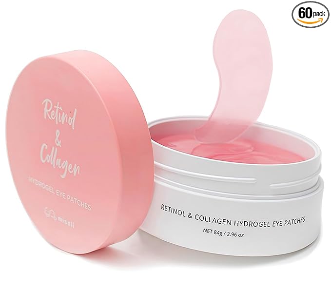 Retinol & Collagen Under Eye Patches - Under Eye Patch for Puffy Eyes & Bags, Dark Circles and Puffiness, Cooling Patches for Skincare, Under Eye Patchess for Beauty & Personal Care