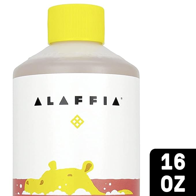 Alaffia Babies & Kids Bubble Bath, Coconut Strawberry 2-Pack – Gentle Tear-Free Formula for Sensitive Skin Care, Baby Essentials, 16 Fl Oz Ea