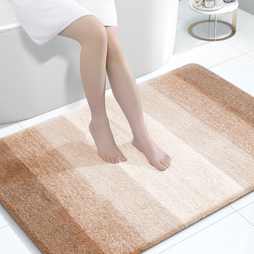 OLANLY Large Bathroom Rugs 44x32, Extra Soft Absorbent Microfiber Bath Rugs by OLANLY