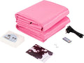 Gdrasuya10 650W Far Infrared Sauna Blanket Sauna Bag Shaper Blanket Controller Professional Detox Beauty Machine Body Fitness Machine Slimming Weight Loss Spa Sauna Blanket Heater,Pink