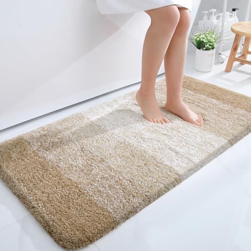 OLANLY Bathroom Runner Rug 47x24, Extra Soft Absorbent Microfiber Bath Rugs by OLANLY