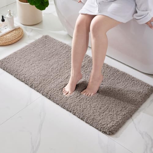 ILANGO Bathroom Rugs 60" × 24", Extra Soft Absorbent Microfiber Bath Rugs by ILANGO