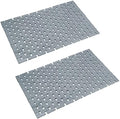 Bamboo Bath Mat Bathroom Rugs Floor Wood Shower Bathtub Waterproof Non Slip Grey Accessories 16x24 Inch Easy to Clean, 2 pcs by Fovlaurs