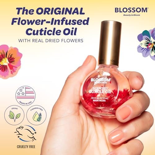 Blossom Cuticle Oil for Nails, Moisturizing, Glazed Donut, Made, 0.5 fl. oz - Image 3