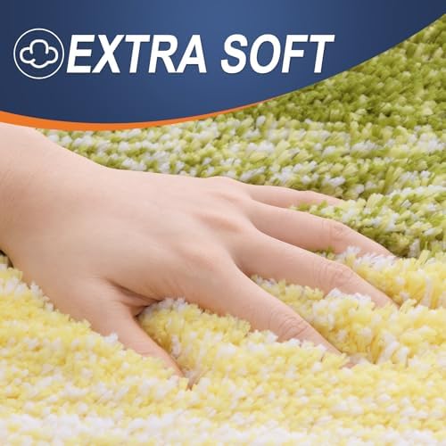 OLANLY Small Bathroom Rugs 24x16, Extra Soft Absorbent Microfiber Bath Rugs - Image 3