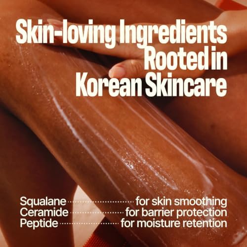 Knock Melt-In Body Toner Sea Salt, Milky Body Moisturizer with Ceramide - Image 6
