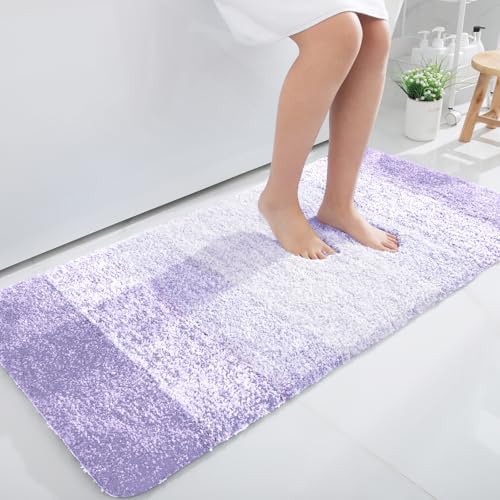 OLANLY Large Bathroom Rugs 50x30, Extra Soft Absorbent Microfiber Bath Rugs by OLANLY