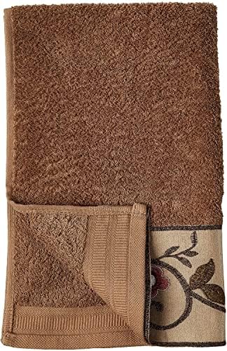 Zahari Home Larrisa Floral Bathroom Towel Set - 3 Piece Bath, Hand, and Wash Towels - Modern Classic Contemporary Decor With Beautiful Unique Design - Stylish Flower Set - Image 3