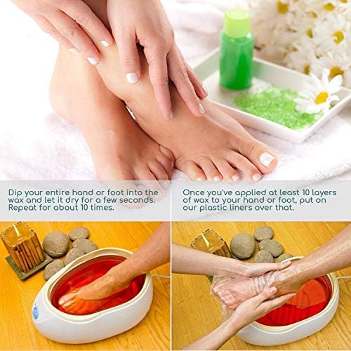 200 Counts Paraffin Wax Bath Liners for Hand & Foot - Image 7