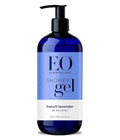 EO Shower Gel, 16 Ounce (Pack of 1), French Lavender, body wash made with Essential Oils for Men and Women