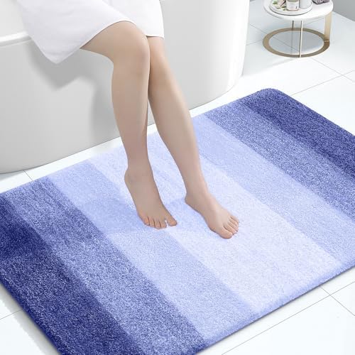 OLANLY Bathroom Runner Rug 44x32, Extra Soft Absorbent Microfiber Bath Rugs by OLANLY