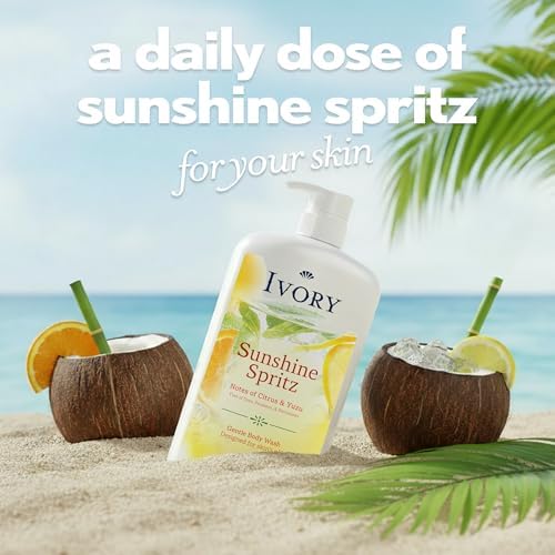 Ivory Body Wash Designed for the Whole Family, Sunshine Spritz Scent, 35 oz - Image 4