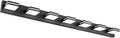 SineRise LED Modern Bathroom Vanity Light Fixtures (7-Light, 55-Inch, Dimmable), Matte Black Modern Acrylic Bathroom Wall Lighting Fixtures Over Mirror (Cool White 6000K)