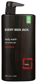 Every Man Jack Body Wash, Cedarwood 33.8-ounce