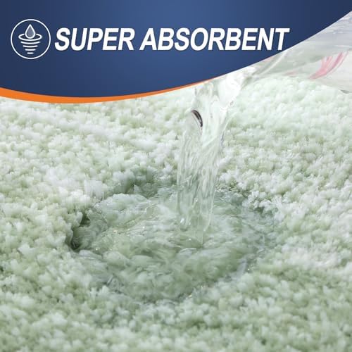 OLANLY Small Bathroom Rugs 24x16, Extra Soft Absorbent Microfiber Bath Rugs - Image 4