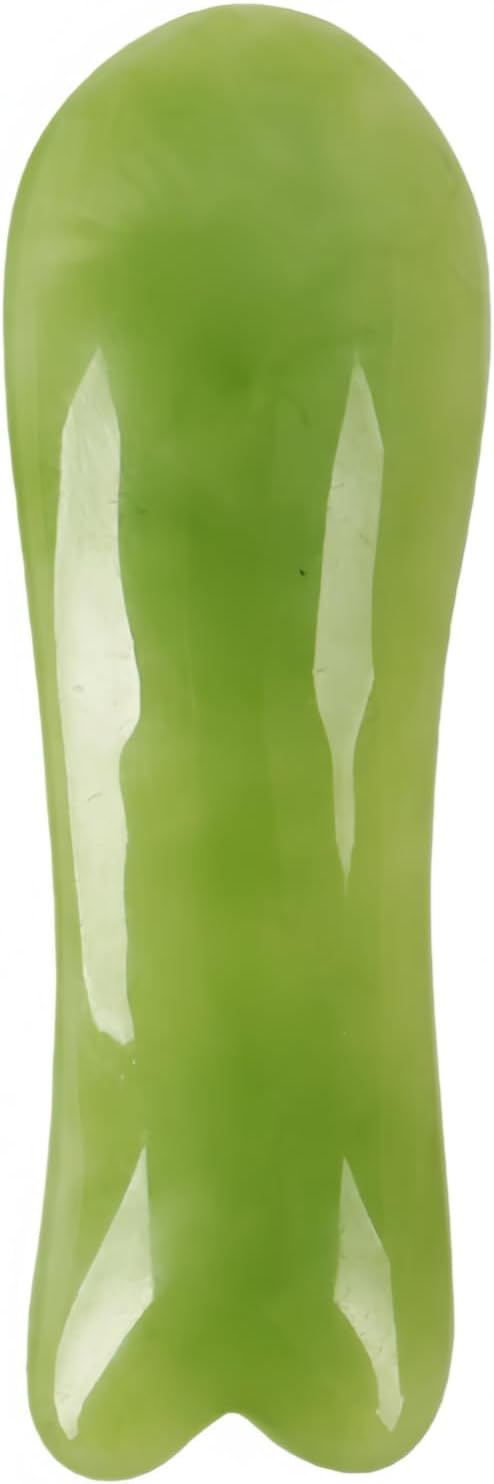 Gua Sha Scraping Massage Tool, GuaSha Facial Set, Natural Resin GuaSha Massage Tools for Rejuvenate Skin Anti-Wrinkle Anti Aging (Green, Fish-Shaped)