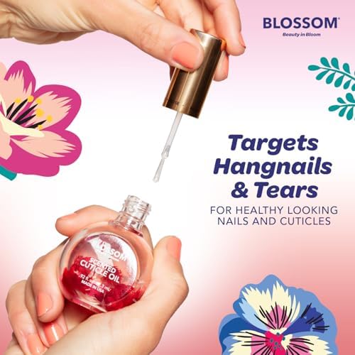 Blossom Cuticle Oil for Nails, Scented Nail Oil Cuticle Care, 0.5 fl. oz - Image 4