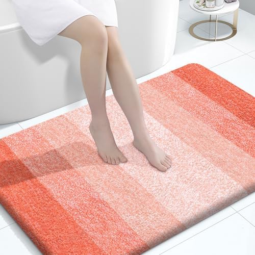 OLANLY Large Bathroom Rugs 44x32, Extra Soft Absorbent Microfiber Bath Rugs by OLANLY
