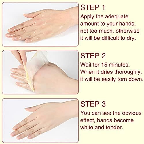 Hand Mask Milk Honey Peel Off Hand Wax Moisturizing Hydrating Nourishing Exfoliating Hand Film Hands Care paraffin110g - Image 4