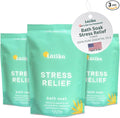 Latika Soaks Set of 3 - Stress Relief Soaks with Sweet Orange and Geranium Rose Moisturizing Epsom Salt Soak for Stress Relief, Relaxation, and Skin Nourishment, at-Home Spa Retreat Gift
