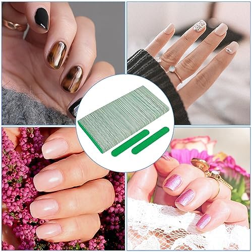 Mini Nail Files Bulk (100 Pcs), Double Sided Emery Board Nail File for Nature Nails, Manicure Tool Set Disposable Colorful Nail File for Home Salon Use Travel Size Men Women Kids Wood Board - Image 6