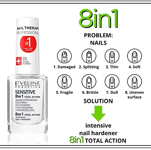 Total Action 8 in 1 Intensive Nail Treatment and Conditioner Sensitive - Image 2
