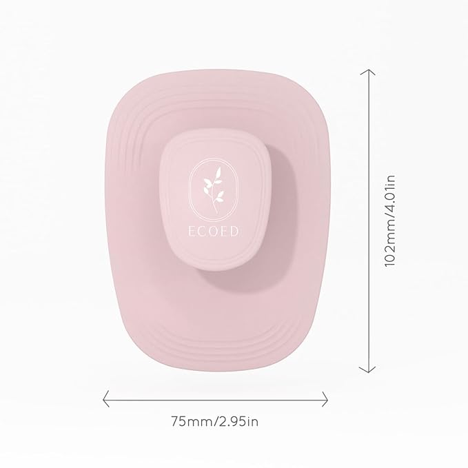 ecoed Scalp Massager Shampoo Brush, Scalp Scrubber & Exfoliator for Dandruff Removal, Wet & Dry and Detangler for Men and Women, Suitable for Short Medium Hair (Pink)