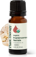 Plant Therapy Organic Frankincense Serrata Essential Oil 100% Pure, USDA Certified Organic, Undiluted, Natural Aromatherapy, Therapeutic Grade 10 mL (1/3 oz)